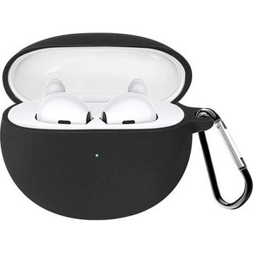 Microsonic Oppo Enco Air Mat Silikon Siyah Kulaklık Kılıfı