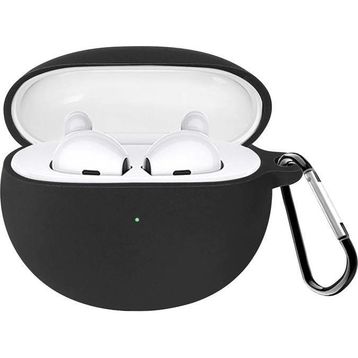 Microsonic Oppo Enco Air Mat Silikon Siyah Kulaklık Kılıfı
