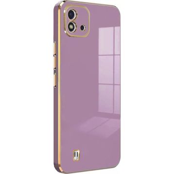 Microsonic Realme C11 2021 Olive Plated Lila Kılıf