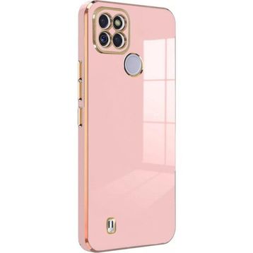 Microsonic Realme C21Y Olive Plated Pembe Kılıf