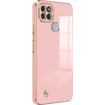 Microsonic Realme C21Y Olive Plated Pembe Kılıf