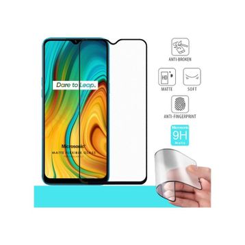 Microsonic Realme C3 Seramik Matte Flexible Siyah Ekran Koruyucu