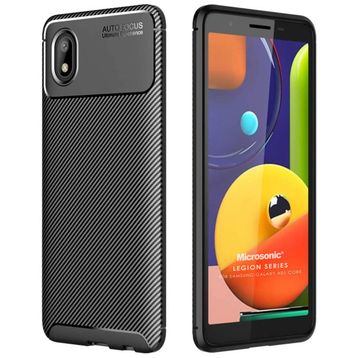 Microsonic Samsung Galaxy A01 Core Legion Series Siyah Kılıf