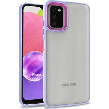 Microsonic Samsung Galaxy A03S Bright Planet Lila Kılıf
