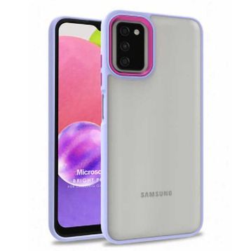 Microsonic Samsung Galaxy A03S Bright Planet Lila Kılıf