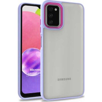 Microsonic Samsung Galaxy A03S Bright Planet Lila Kılıf