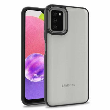 Microsonic Samsung Galaxy A03S Bright Planet Siyah Kılıf