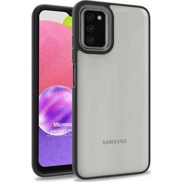 Microsonic Samsung Galaxy A03S Bright Planet Siyah Kılıf