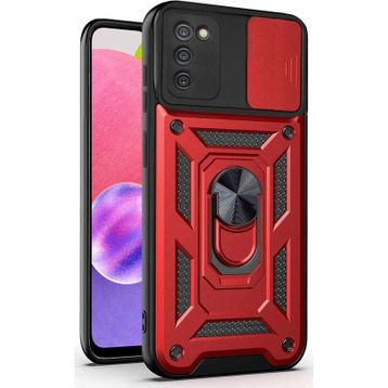 Microsonic Samsung Galaxy A03S Impact Resistant Kırmızı Kılıf