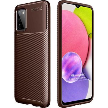 Microsonic Samsung Galaxy A03S Legion Series Kahverengi Kılıf