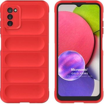 Microsonic Samsung Galaxy A03S Oslo Prime Kırmızı Kılıf