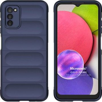 Microsonic Samsung Galaxy A03S Oslo Prime Lacivert Kılıf
