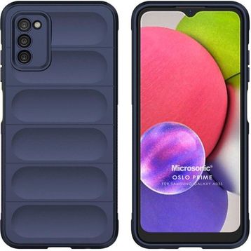 Microsonic Samsung Galaxy A03S Oslo Prime Lacivert Kılıf