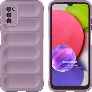 Microsonic Samsung Galaxy A03S Oslo Prime Lila Kılıf