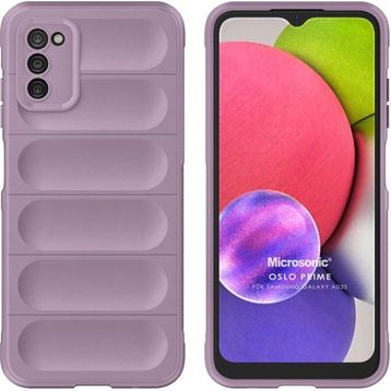 Microsonic Samsung Galaxy A03S Oslo Prime Lila Kılıf