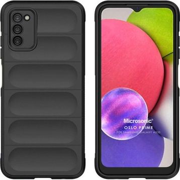 Microsonic Samsung Galaxy A03S Oslo Prime Siyah Kılıf