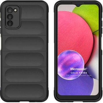 Microsonic Samsung Galaxy A03S Oslo Prime Siyah Kılıf