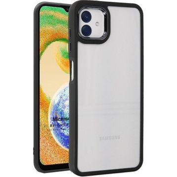 Microsonic Samsung Galaxy A04 Bright Planet Siyah Kılıf
