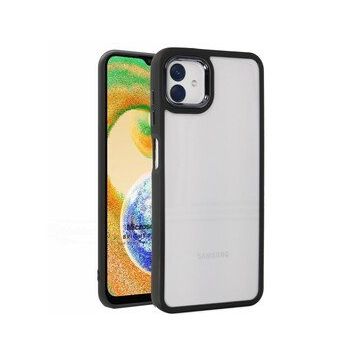 Microsonic Samsung Galaxy A04 Bright Planet Siyah Kılıf