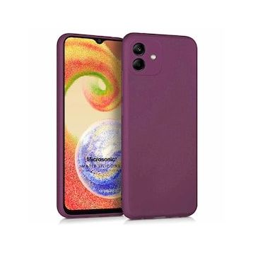 Microsonic Samsung Galaxy A04 Matte Silicone Mor Kılıf