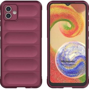 Microsonic Samsung Galaxy A04 Oslo Prime Bordo Kılıf