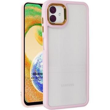 Microsonic Samsung Galaxy A04E Bright Planet Rose Gold Kılıf