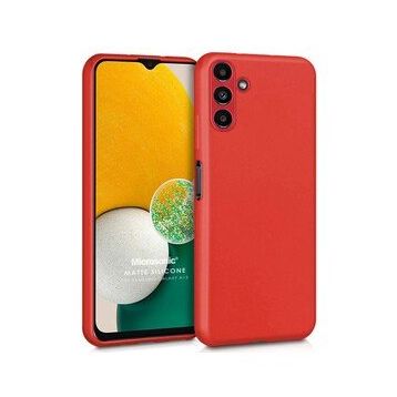Microsonic Samsung Galaxy A04S Matte Silicone Kırmızı Kılıf