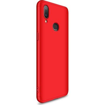 Microsonic Samsung Galaxy A10S Double Dip 360 Protective Kırmızı Kılıf