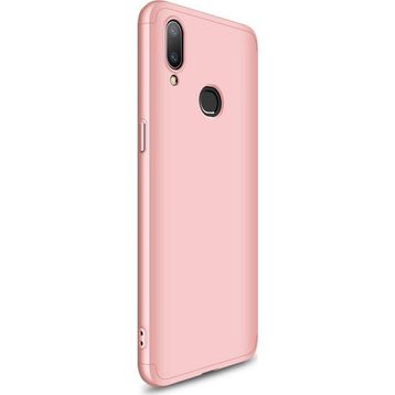 Microsonic Samsung Galaxy A10S Double Dip 360 Protective Rose Gold Kılıf
