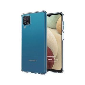 Microsonic Samsung Galaxy A12 Transparent Soft Beyaz Kılıf