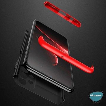Microsonic Samsung Galaxy A13 4G Double Dip 360 Protective Kırmızı Kılıf