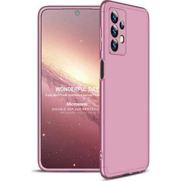 Microsonic Samsung Galaxy A13 4G Double Dip 360 Protective Rose Gold Kılıf
