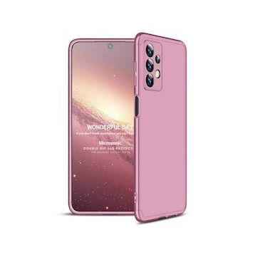Microsonic Samsung Galaxy A13 4G Double Dip 360 Protective Rose Gold Kılıf