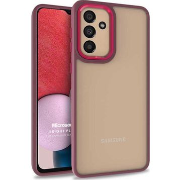 Microsonic Samsung Galaxy A14 Bright Planet Kırmızı Kılıf