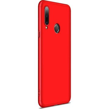 Microsonic Samsung Galaxy A20S Double Dip 360 Protective Kırmızı Kılıf