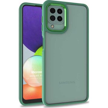 Microsonic Samsung Galaxy A22 4G Bright Planet Yeşil Kılıf
