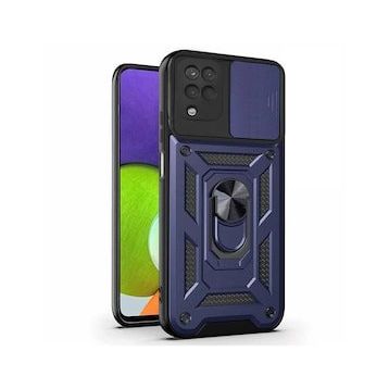 Microsonic Samsung Galaxy A22 4G Impact Resistant Lacivert Kılıf