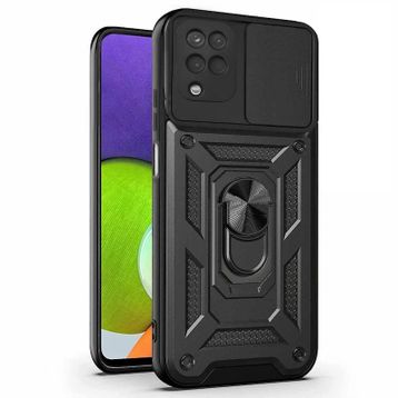 Microsonic Samsung Galaxy A22 4G Impact Resistant Siyah Kılıf