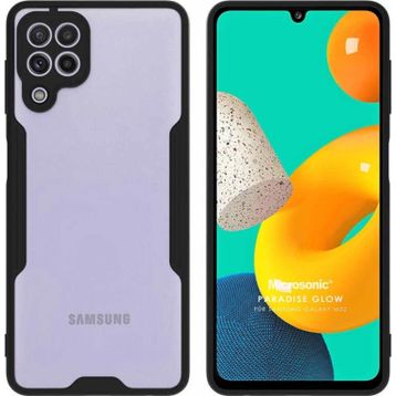 Microsonic Samsung Galaxy A22 4G Paradise Glow Siyah Kılıf