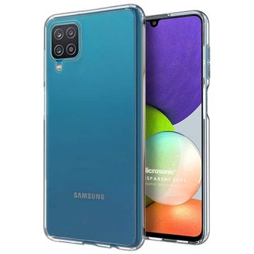 Microsonic Samsung Galaxy A22 4G Transparent Soft Beyaz Kılıf