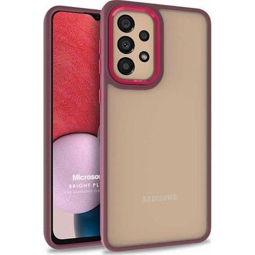 Microsonic Samsung Galaxy A23 Bright Planet Kırmızı Kılıf