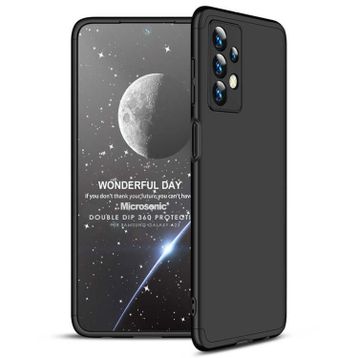 Microsonic Samsung Galaxy A23 Double Dip 360 Protective Siyah Kılıf