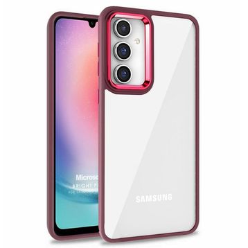 Microsonic Samsung Galaxy A24 Bright Planet Kırmızı Kılıf
