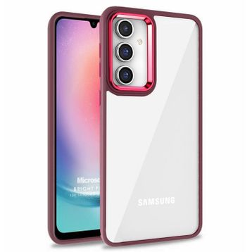 Microsonic Samsung Galaxy A24 Bright Planet Kırmızı Kılıf