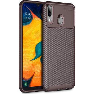Microsonic Samsung Galaxy A30 Legion Series Kahverengi Kılıf