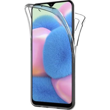 Microsonic Samsung Galaxy A30S 6 Tarafı Tam Full Koruma 360 Clear Soft Şeffaf Kılıf