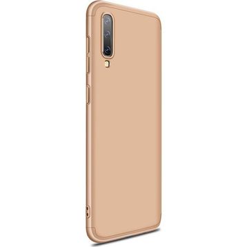 Microsonic Samsung Galaxy A30S Double Dip 360 Protective Gold Kılıf