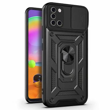Microsonic Samsung Galaxy A31 Impact Resistant Siyah Kılıf