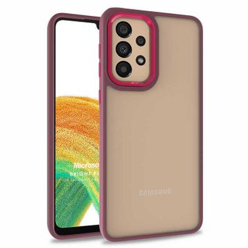 Microsonic Samsung Galaxy A33 5G Bright Planet Kırmızı Kılıf