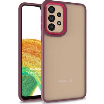 Microsonic Samsung Galaxy A33 5G Bright Planet Kırmızı Kılıf